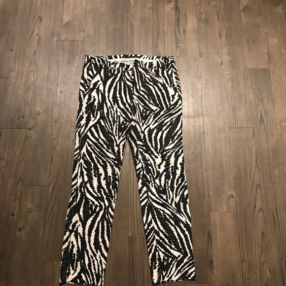 zebra pants zara